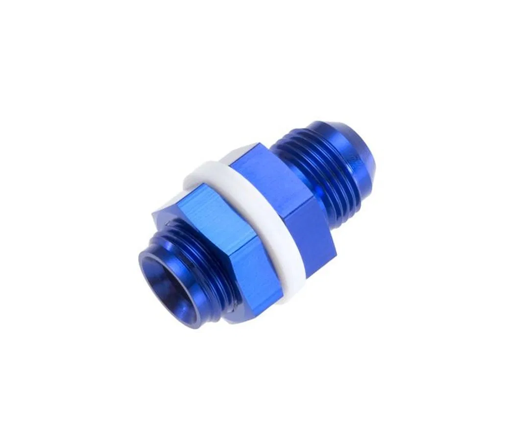 8832-12-1 – REDHORSE Adapter Fitting, -12 AN Anodized Blue Aluminum Single
